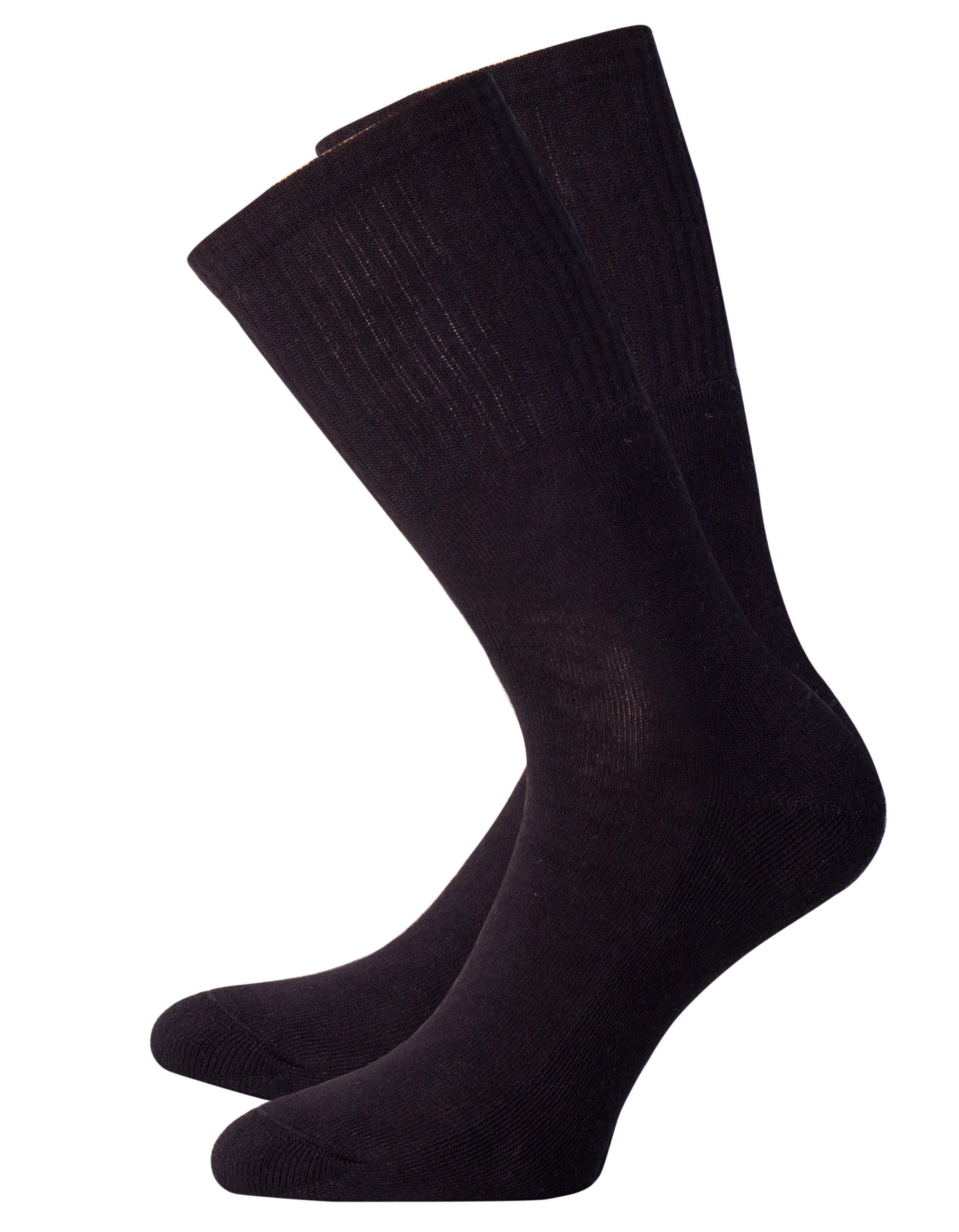 Носки мужские с махровой стопой Легка хода 6290 классические р. 27 Черный