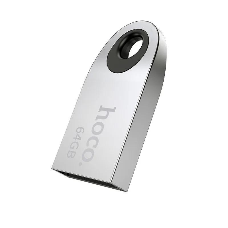Флеш накопичувач USB 64 GB Hoco UD9 Smart Mini Сріблястий (23214opti)