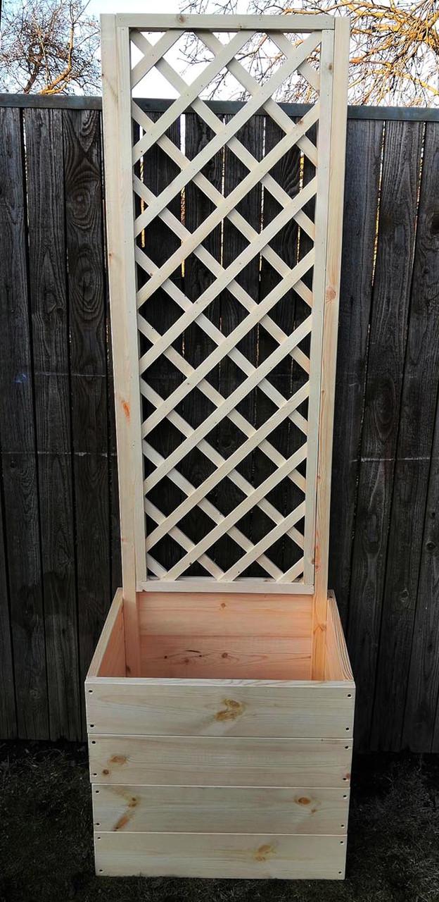 Кашпо со шпалерой из дерева Дайфам Бланже (КШР-001501)