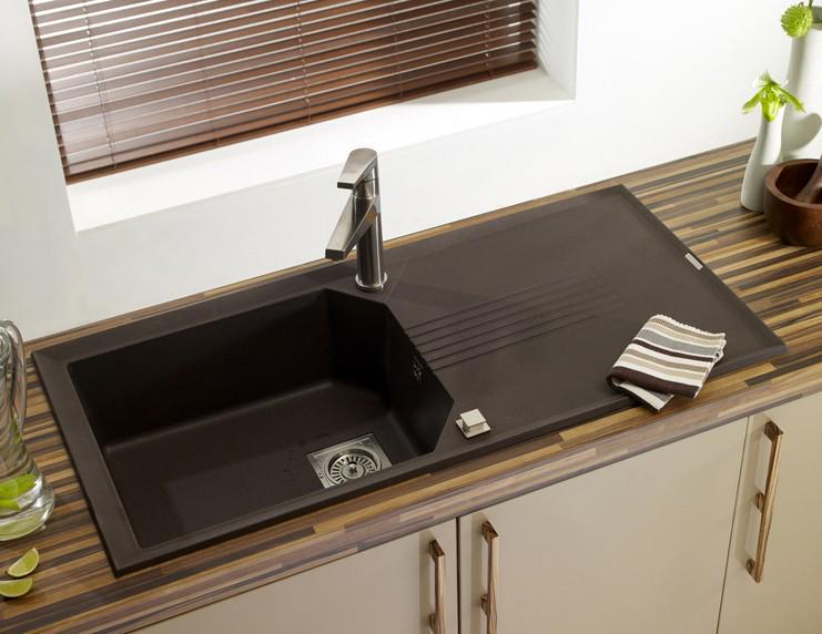 Кухонная мойка LONGRAN HELIX 1.0B Коричневый (Chocolate Metallic) - фото 3