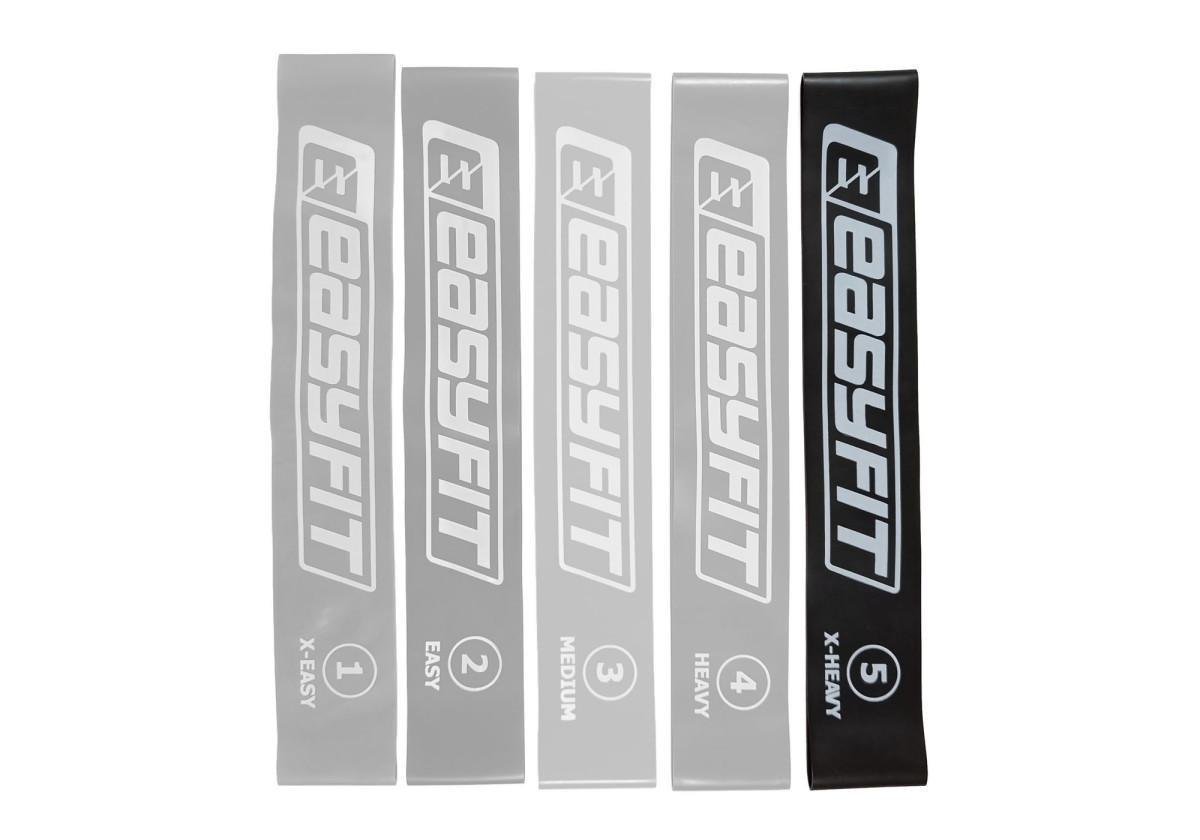 Резинка для фитнеса EasyFit №5 Черный (EF-1813-5) - фото 2 Резинка для фитнеса EasyFit №5 Черный (EF-1813-5) - фото 2