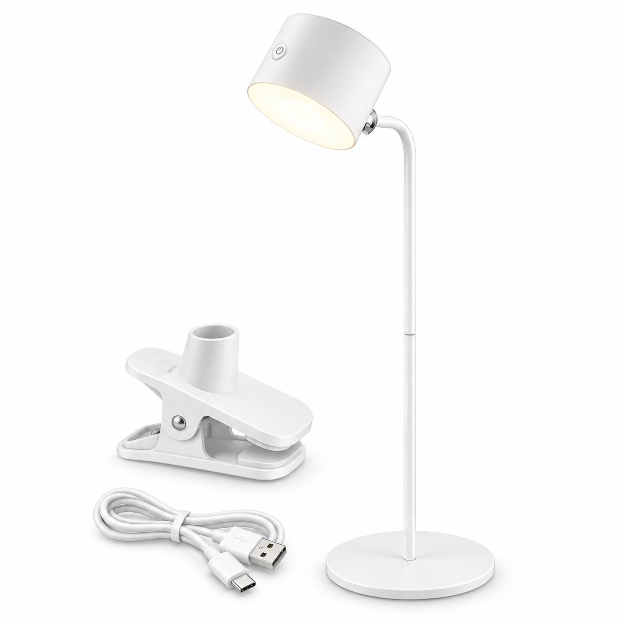 Лампа настольная аккумуляторная LED BL-T-006 3в1 многофункциональная для обучения/чтения/рабочего стола (24450192)