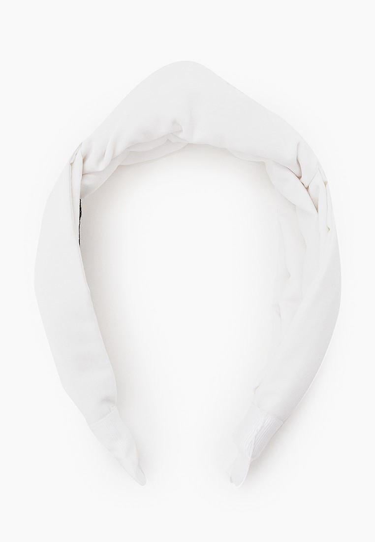 Обруч с узлом для волос My Scarf Белый (ob-013)