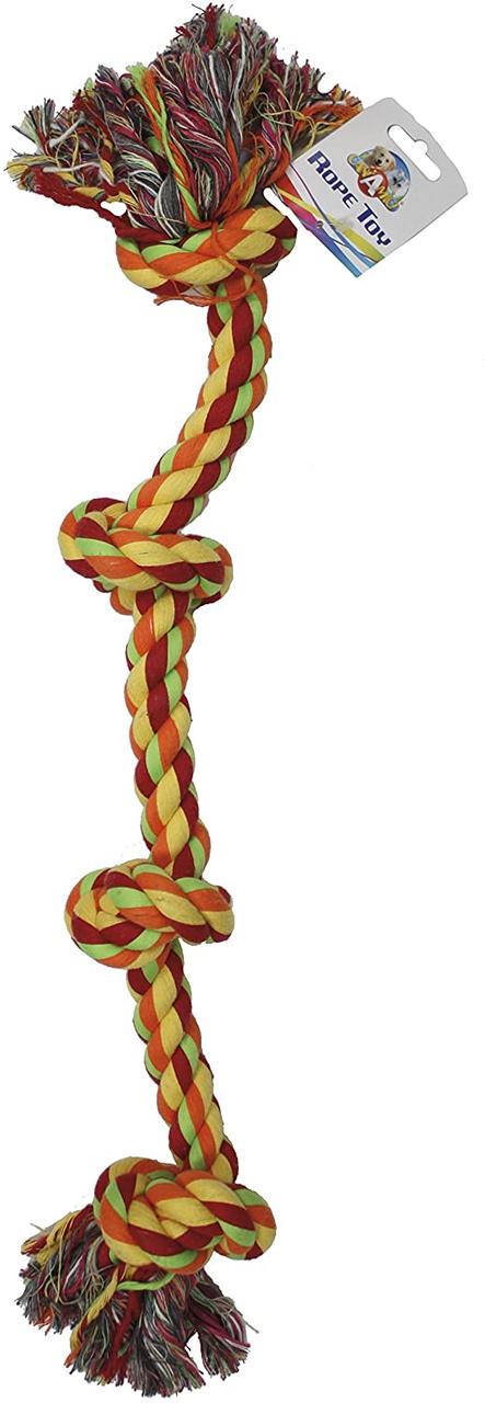 Игрушка для собак Croci Канат грейфер 4 узла 63,5 см (1378548282)