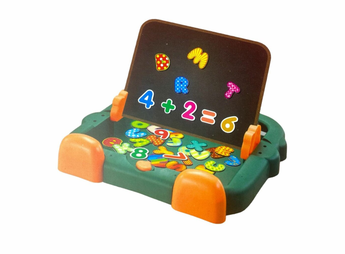 Дошка для малювання дитяча двостороння з маркерами із літерами та цифрами (2693827201)