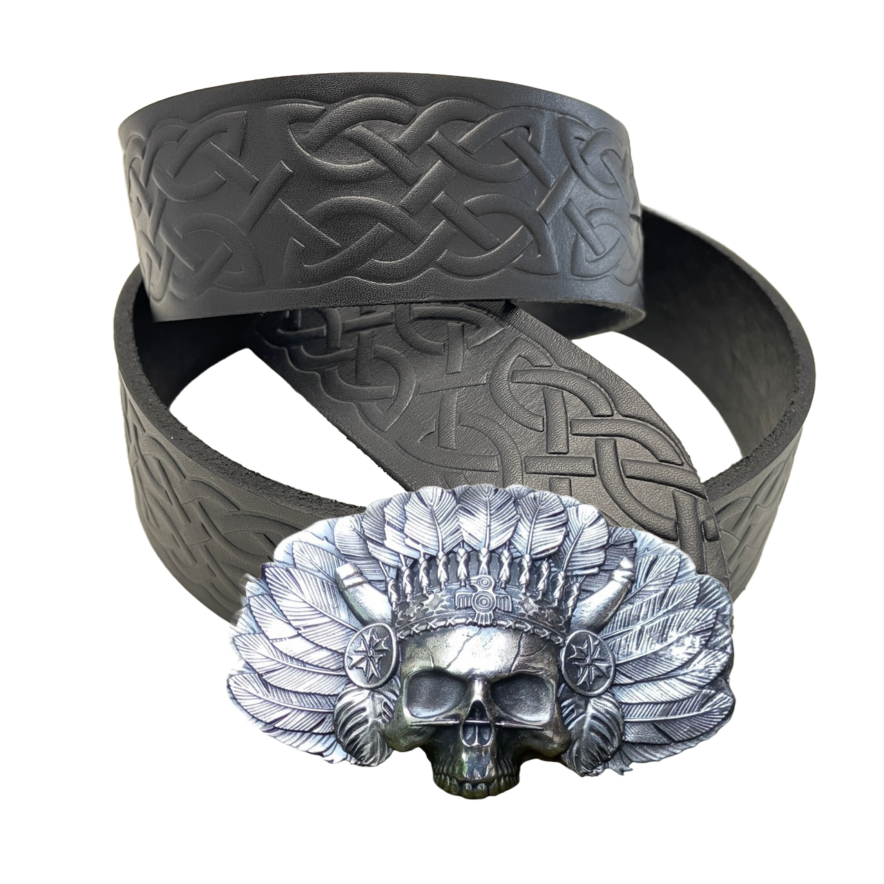 Ремінь тиснення з пряжкою Gorillas BBQ Accessories Апач нейзильбер (bb102)