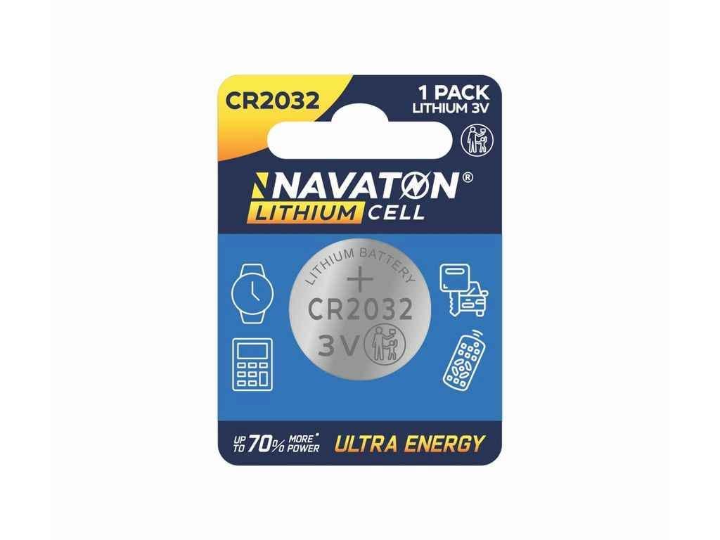 Батарейка щелочная NAVATON 6LR61 LITHIUM CELL-CR2032-1B (1072916) Батарейка щелочная NAVATON 6LR61 LITHIUM CELL-CR2032-1B (1072916)
