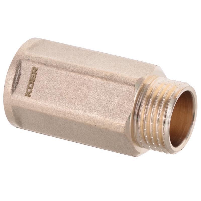 Удлинитель KOER KR3013 латунь внутренняя-наружная 1/2" (83007)