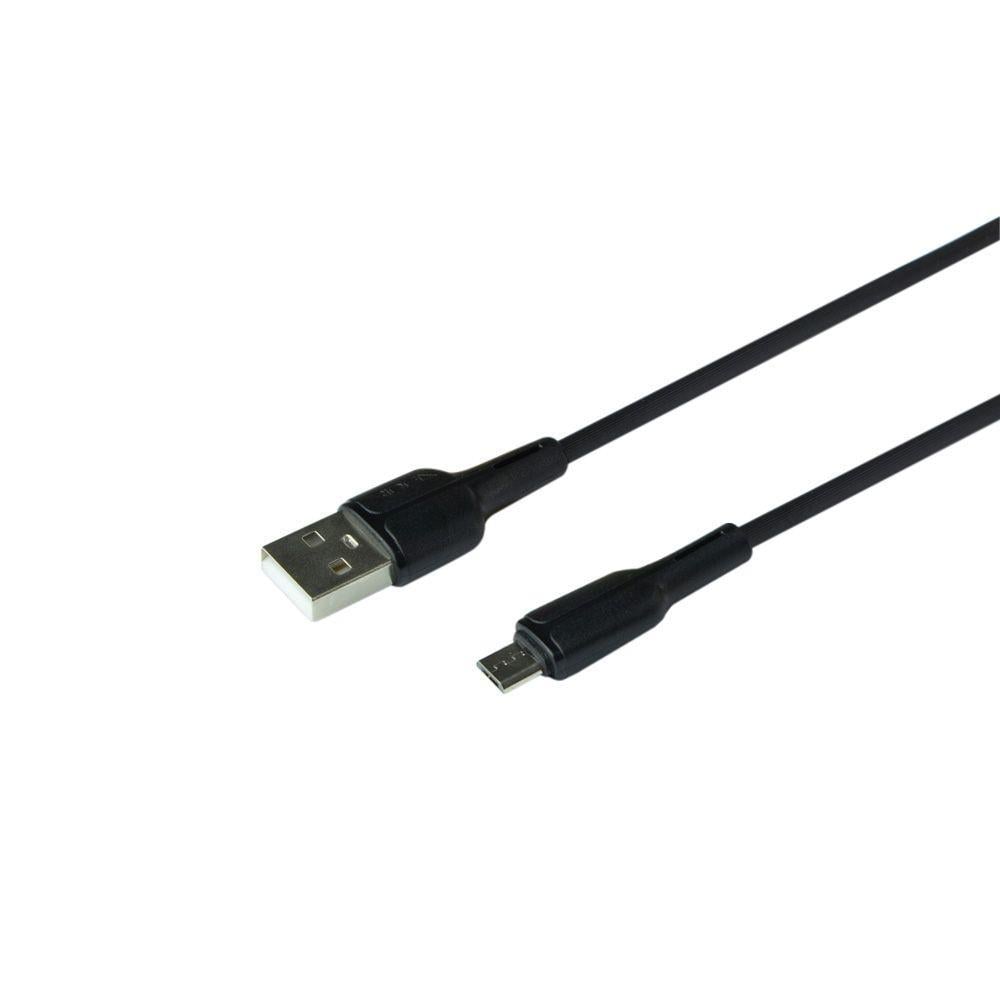 Кабель для зарядки и передачи данных Ridea RC-M111 Prima 3A USB to Micro-USB Черный - фото 1