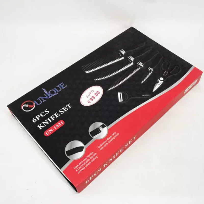 Набір ножів UNIQUE UN-1821 6 шт. (tf7237) - фото 5