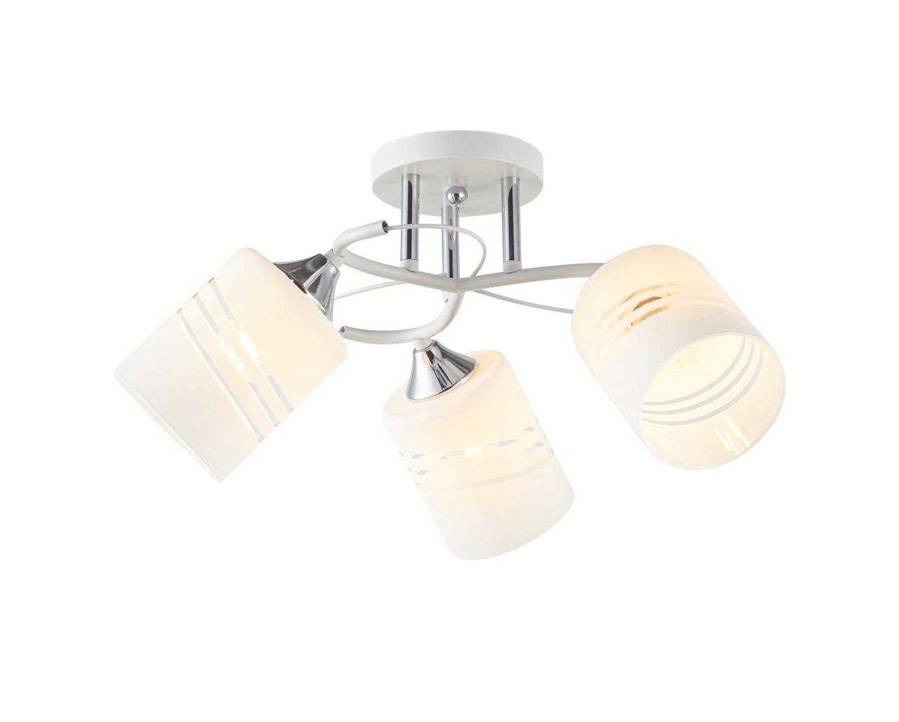 Люстра потолочная Sirius на 3 плафона Белый (196390/3)