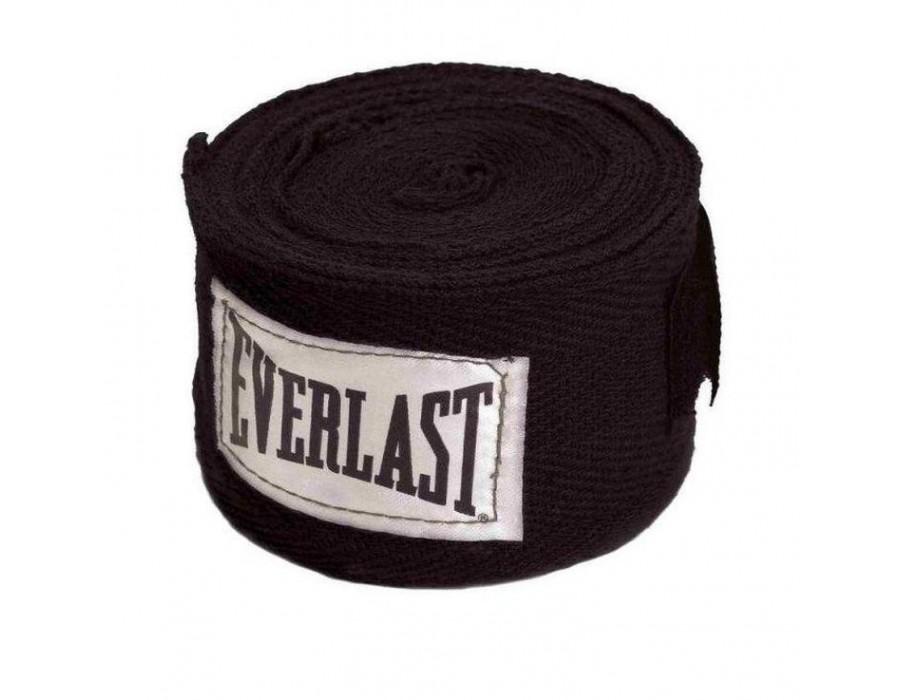 Бинты Everlast CLASSIC HAND WRAPS 120 X2 Unisex 120 304,8 см Черный (3616425550661) - фото 1