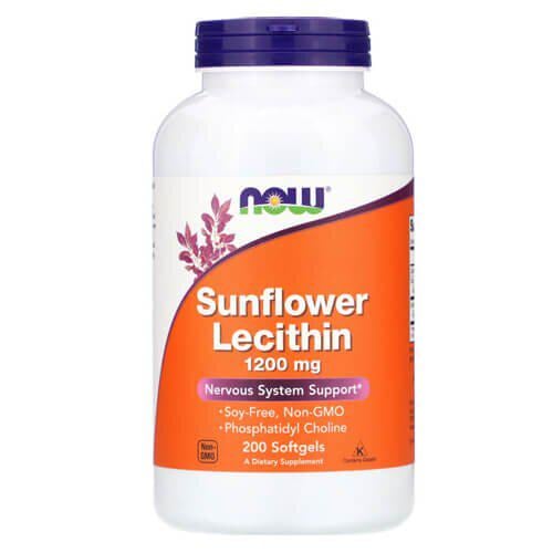 Лецитин NOW Sunflower Lecithin 1200 мг 200 Softgels (NOW-02313) Лецитин NOW Sunflower Lecithin 1200 мг 200 Softgels (NOW-02313)