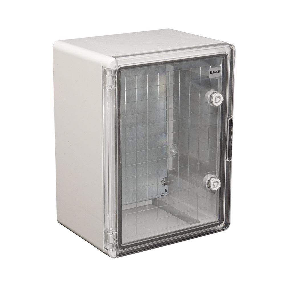 Корпус пластиковый ударопрочный TAKEL 300x400x220 мм с прозрачной дверцей IP65 (512825)