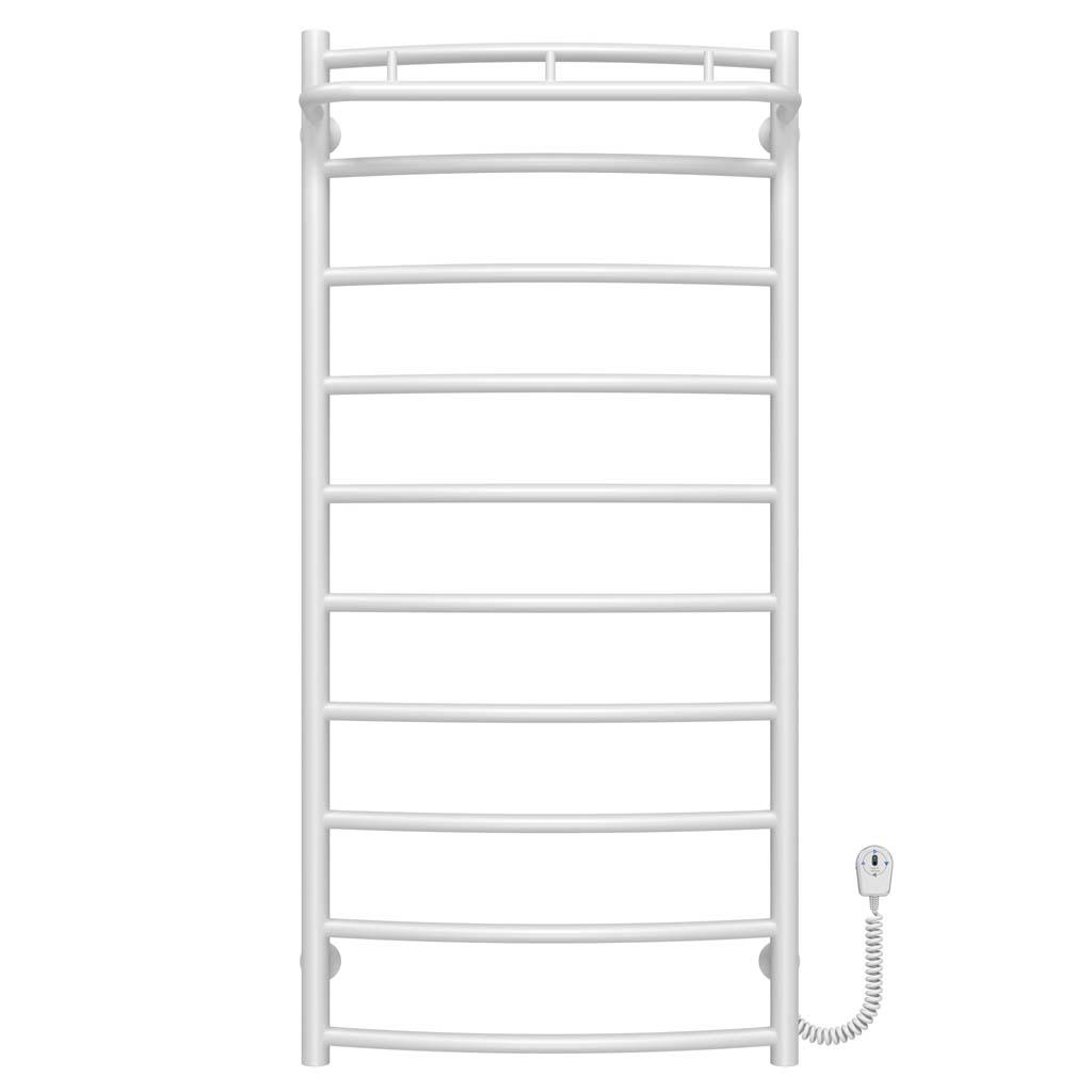 Полотенцесушитель электрический Deffi Классик N П10 EF16 правое подключение нержавеющая сталь 500х1100 мм Белый (C.KN.110.50.10.EWR5)