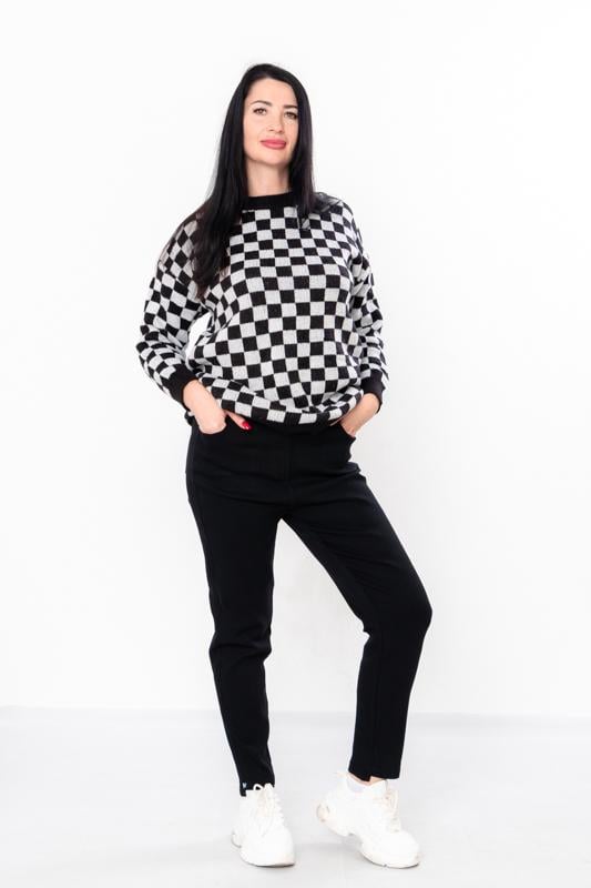 Джинси жіночі на флісі р. 35 Чорний (43442-v0)