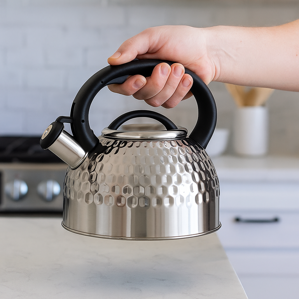 Чайник для плиты SteelArt с свистком капсульное дно нержавеющая сталь 2,5 л (03-MH-5177) - фото 6 Чайник для плиты SteelArt с свистком капсульное дно нержавеющая сталь 2,5 л (03-MH-5177) - фото 6