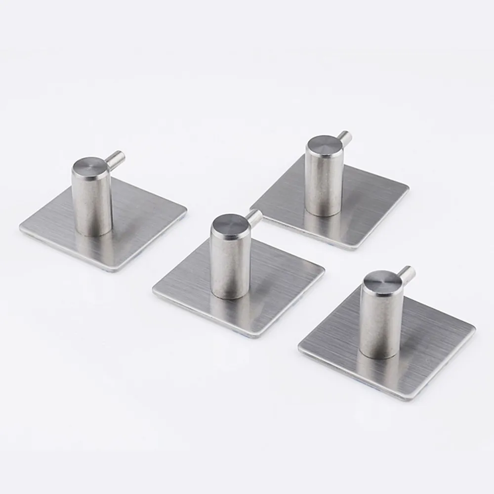 Набор крючков самоклеющихся из нержавеющей стали Г образные 4 шт. - фото 7 Набор крючков самоклеющихся из нержавеющей стали Г образные 4 шт. - фото 7