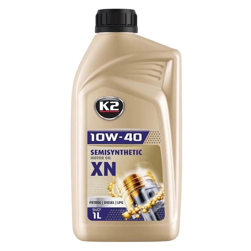 Моторное масло K2 Semisynthetic Motor Oil XN 10W-40 1 л (O2071E)