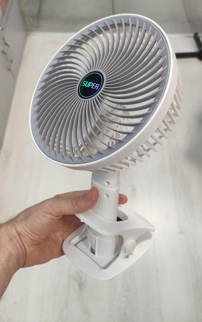 Вентилятор ручной/настольный SC-518 USB с подставкой-прищепкой (2325664602)