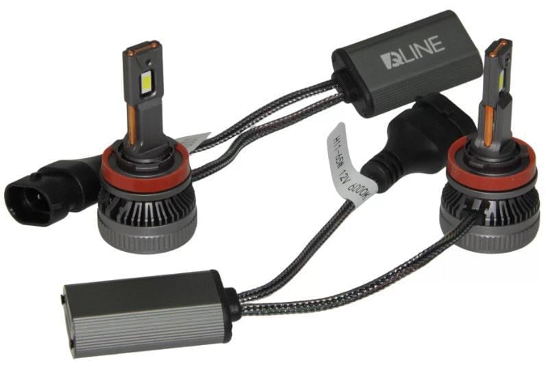 Автолампи QLine DualVision LED 65W H11 6000K 2 шт. - фото 5 Автолампи QLine DualVision LED 65W H11 6000K 2 шт. - фото 5