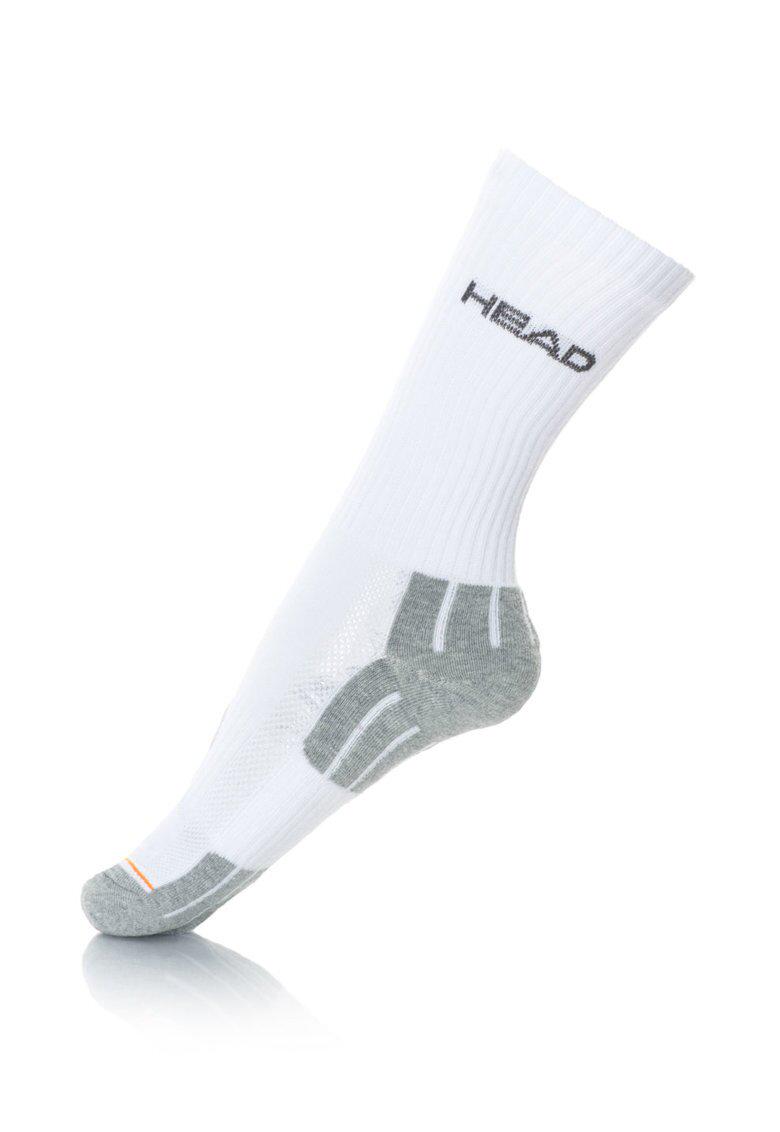 Носки Head Performance Crew 3 пары р. 35/36/37/38 White/Gray (741020001-300) - фото 4