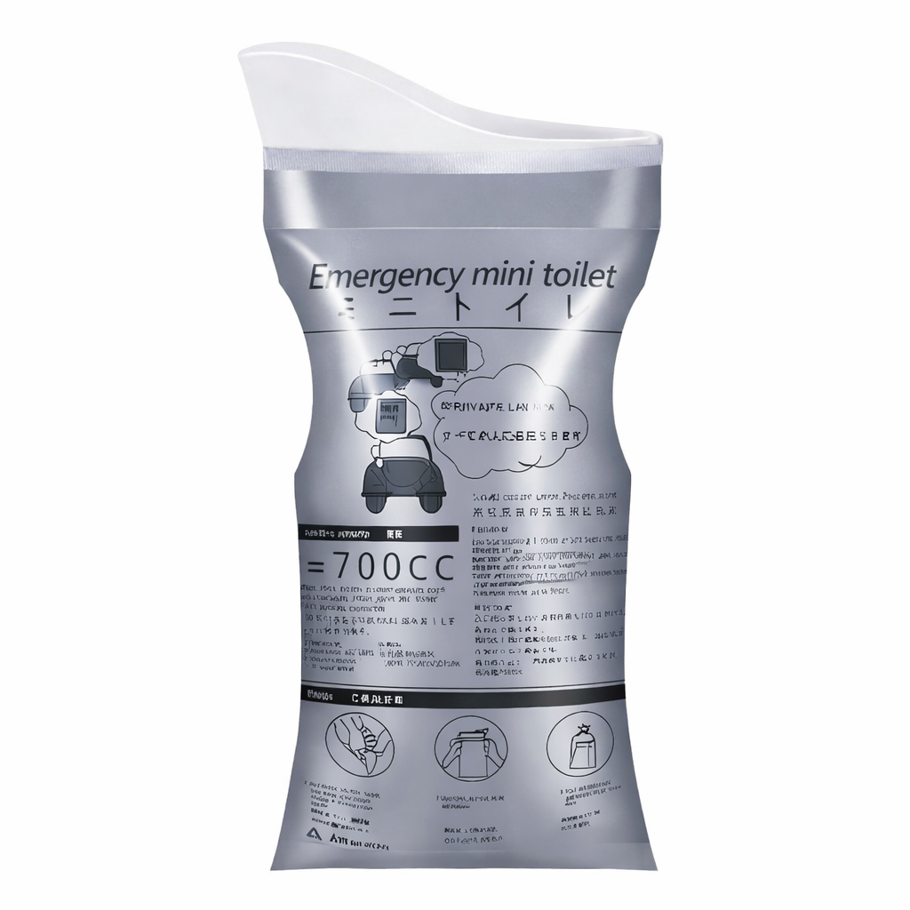 Туалет портативный автомобильный/одноразовый мешок для мочи 4 шт.