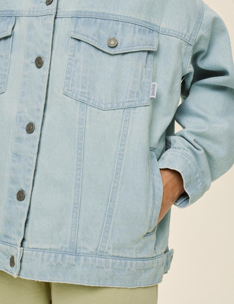 Куртка женская джинсовая Diverse SUNNEVA XS Светло-голубой (5902598979322) - фото 5