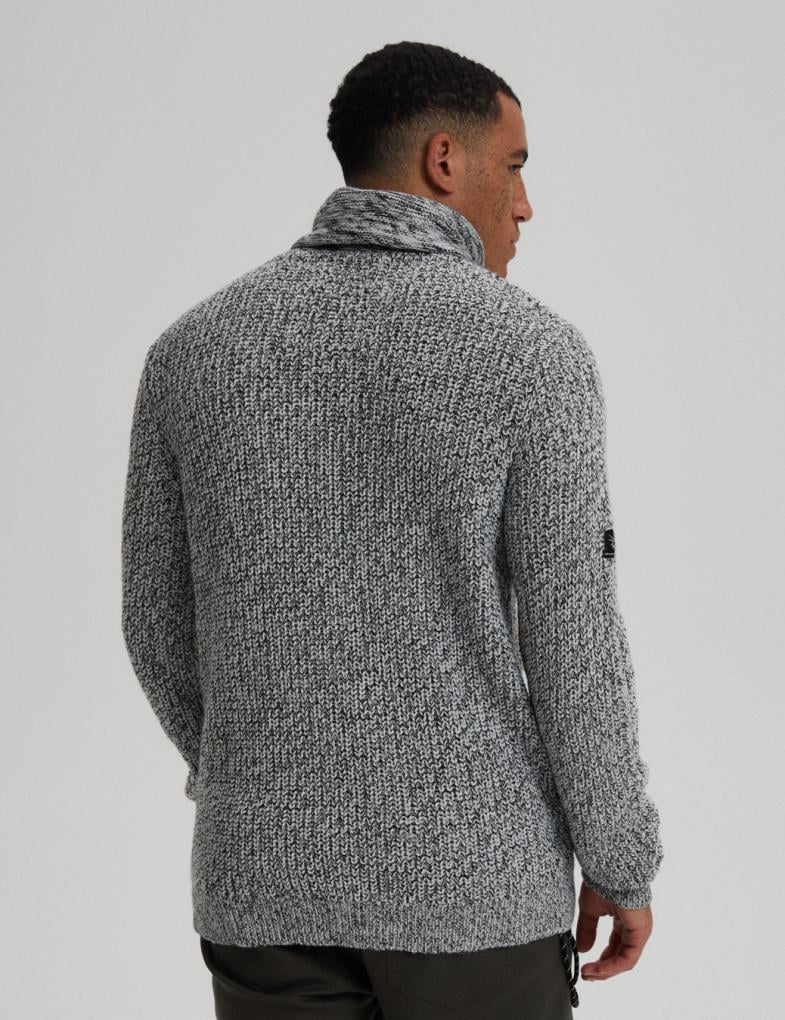 Светр чоловічий Diverse ROVEZZ S Сіль-перець меланж (5902598909701) - фото 2 Светр чоловічий Diverse ROVEZZ S Сіль-перець меланж (5902598909701) - фото 2