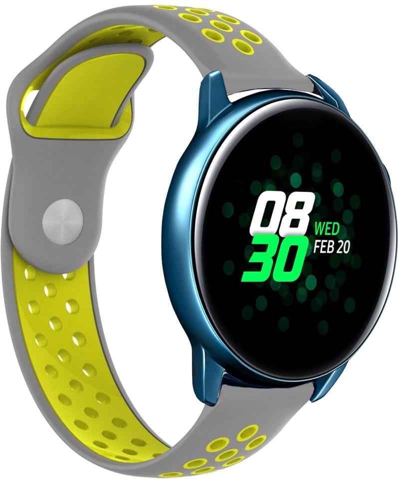 Ремешок Sport для Galaxy Watch Active Gray/Yellow (13391-63)