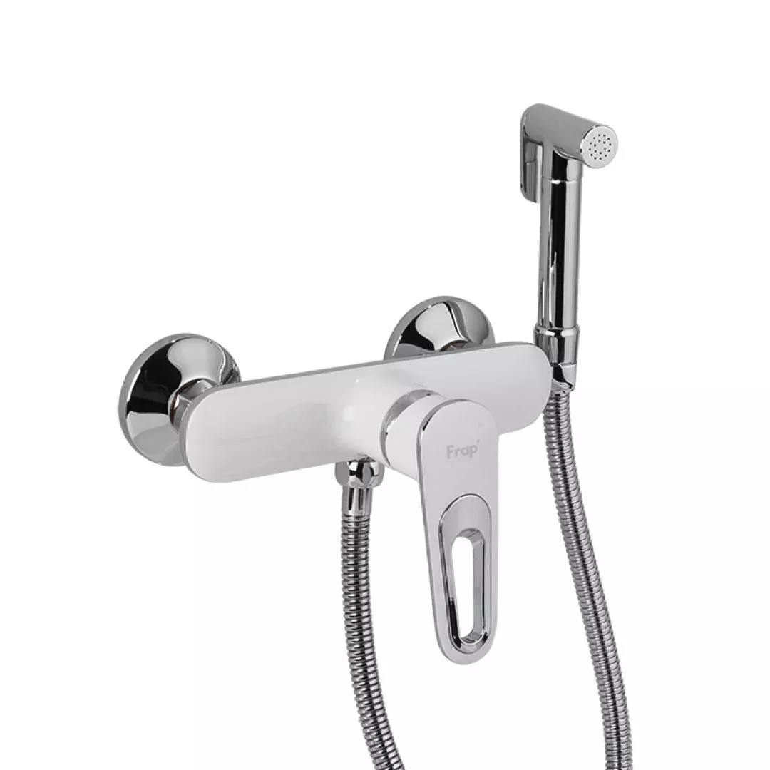 Гігієнічний душ Frap F2049 Білий/Хром Гігієнічний душ Frap F2049 Білий/Хром