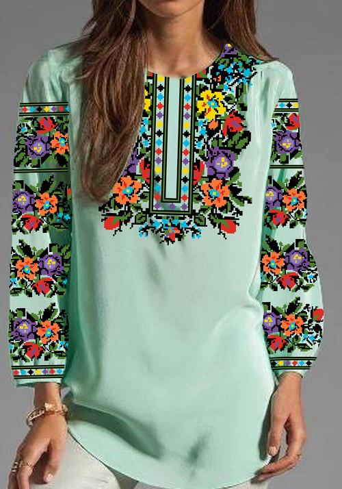 Заготовка для вишивки нитками або бісером сорочка СЖ-210 домоткане полотно Заготовка для вишивки нитками або бісером сорочка СЖ-210 домоткане полотно