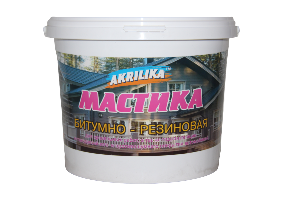 Мастика бітумно-гумова Akrilika 10 кг