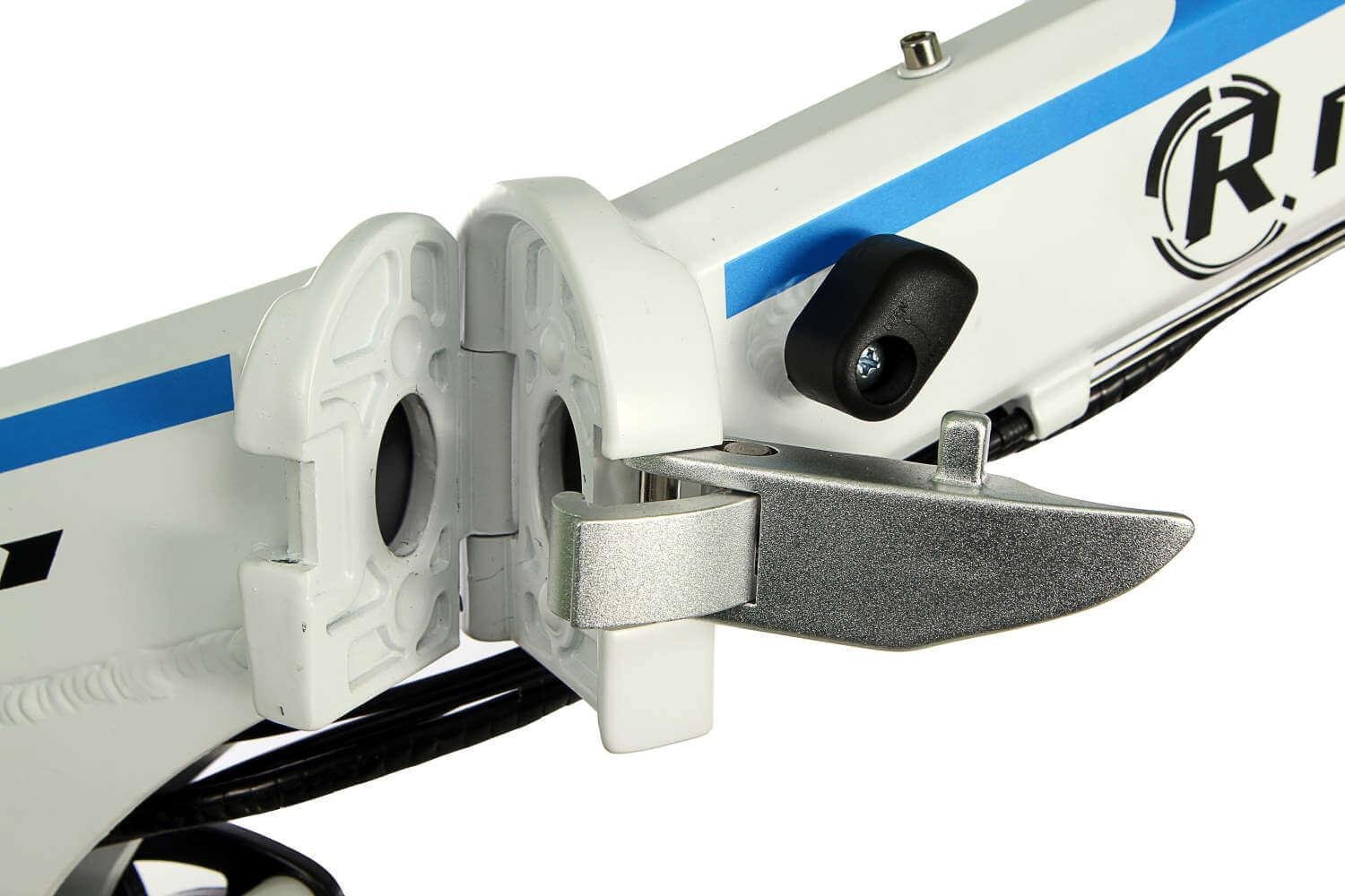 Электровелосипед E-Motion с багажником складной 26/17" механические тормоза 36 V 18 Ah 500 W Бело-голубой (ESE3618500A17BG) - фото 2 Электровелосипед E-Motion с багажником складной 26/17" механические тормоза 36 V 18 Ah 500 W Бело-голубой (ESE3618500A17BG) - фото 2