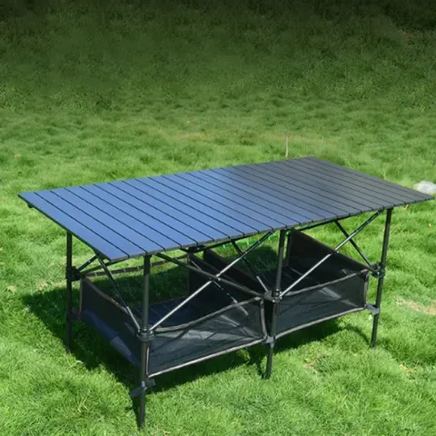 Стіл туристичний для пікніка кемпінговий з великою кишенею - фото 2