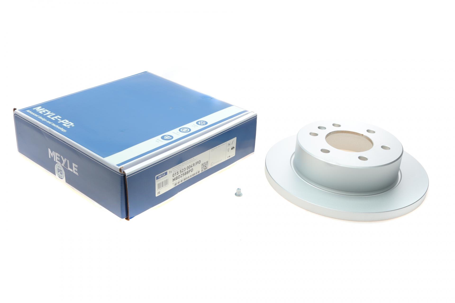 Диск тормозной задний Meyle для Mercedes Sprinter 211-319 18- 298x18 мм (015 523 0049/PD)