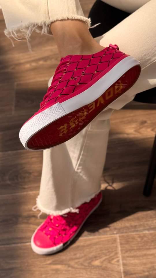 Кеди жіночі Jibukang р. 38 Рожевий (29471650) - фото 3 Кеди жіночі Jibukang р. 38 Рожевий (29471650) - фото 3