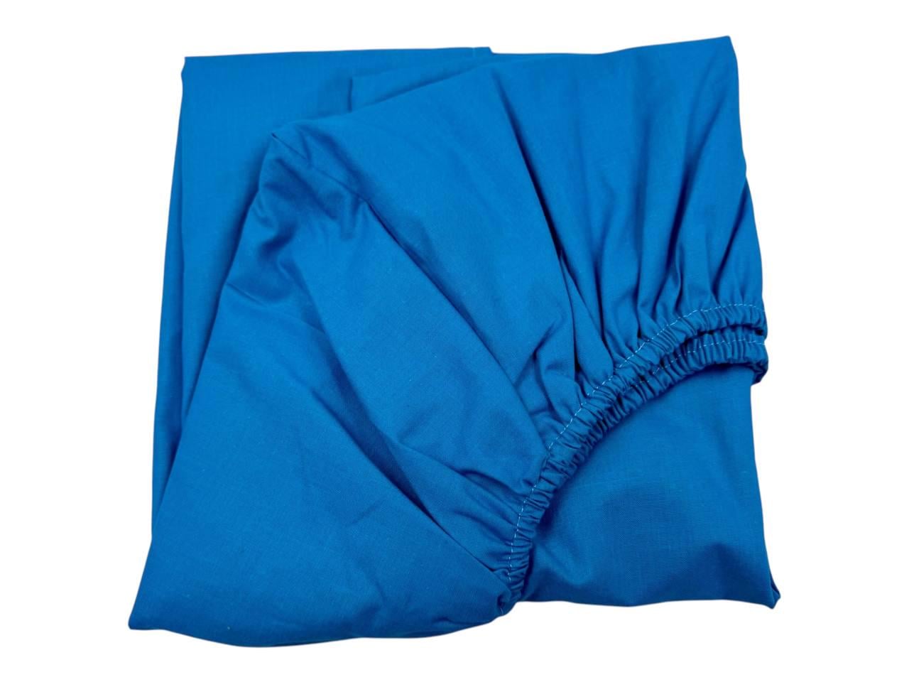 Простыня на резинке Однотон из бязи 70х140 см Синий (G-5499/x из бязи 70) Простыня на резинке Однотон из бязи 70х140 см Синий (G-5499/x из бязи 70)