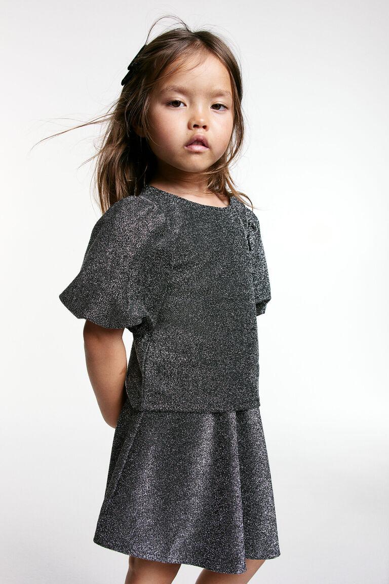 Спідниця H&M 122-128 см Сріблястий (1165115)