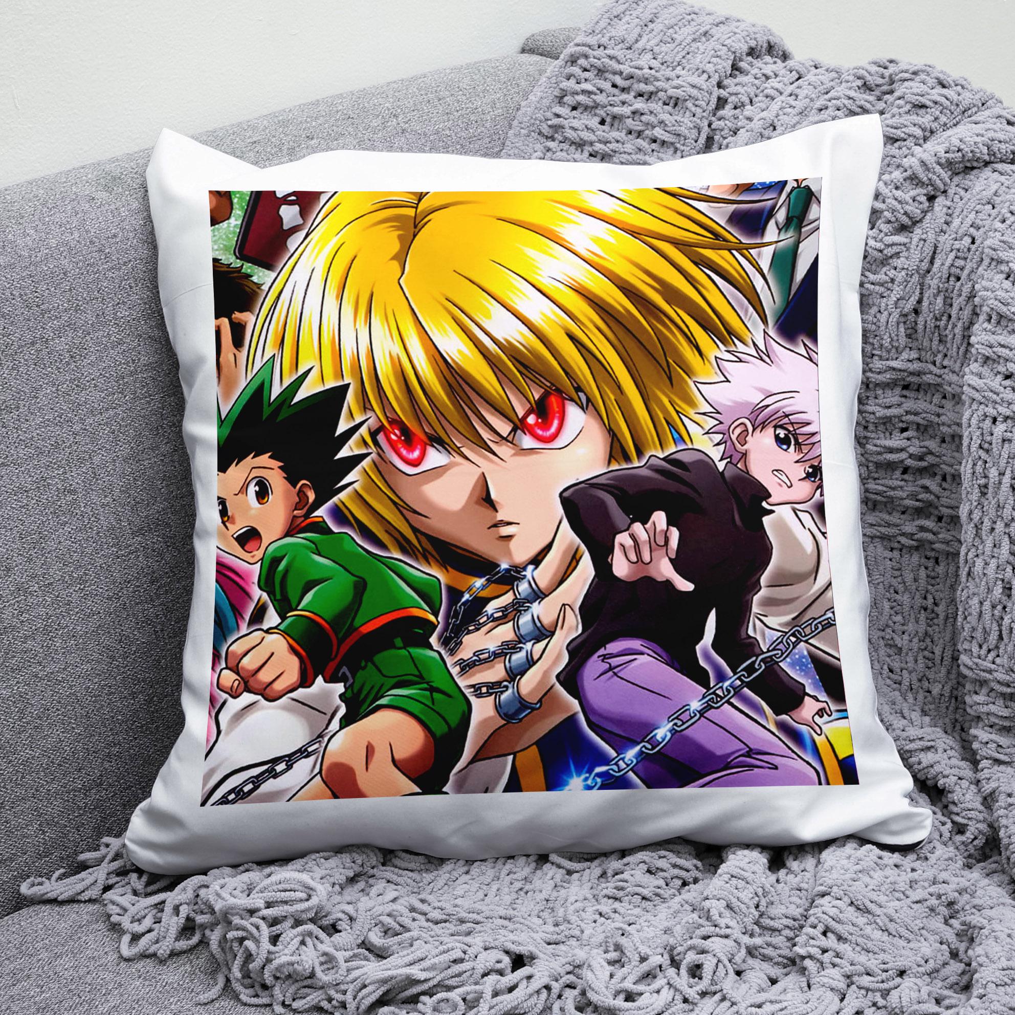 Плюшевая подушка квадрат с принтом аниме Hunter × Hunter "2