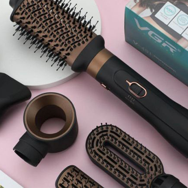 Фен-щітка для волосся 6в1 VGR V-491 (70729) - фото 5 Фен-щітка для волосся 6в1 VGR V-491 (70729) - фото 5