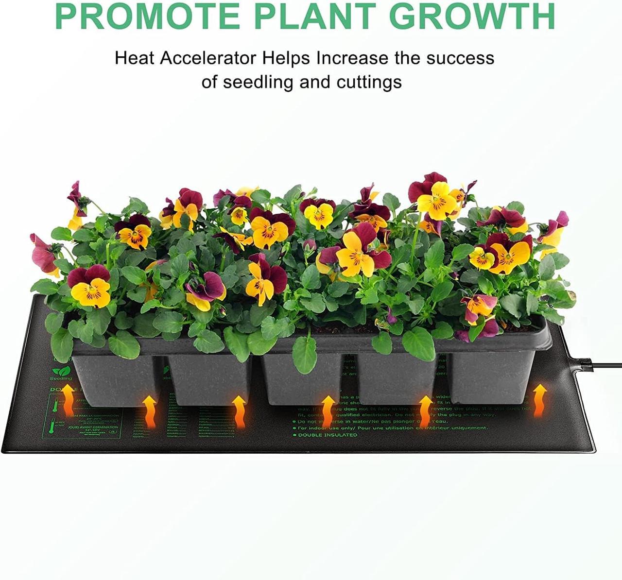 Комплект із 2 підігрівних килимків RIOGOO для розсади гідропонний - фото 3 Комплект із 2 підігрівних килимків RIOGOO для розсади гідропонний - фото 3