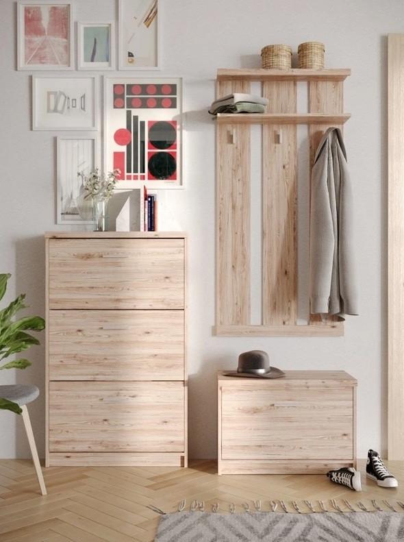 Набір меблів в передпокій Гербор Шанталь N100023 Дуб Санремо світлий (GRB-1035)