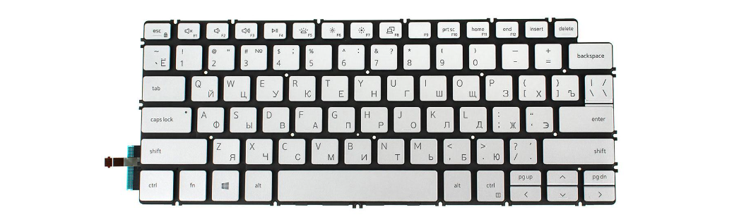 Клавиатура для ноутбука Inspiron 7390 с подсветкой клавиш (123055)