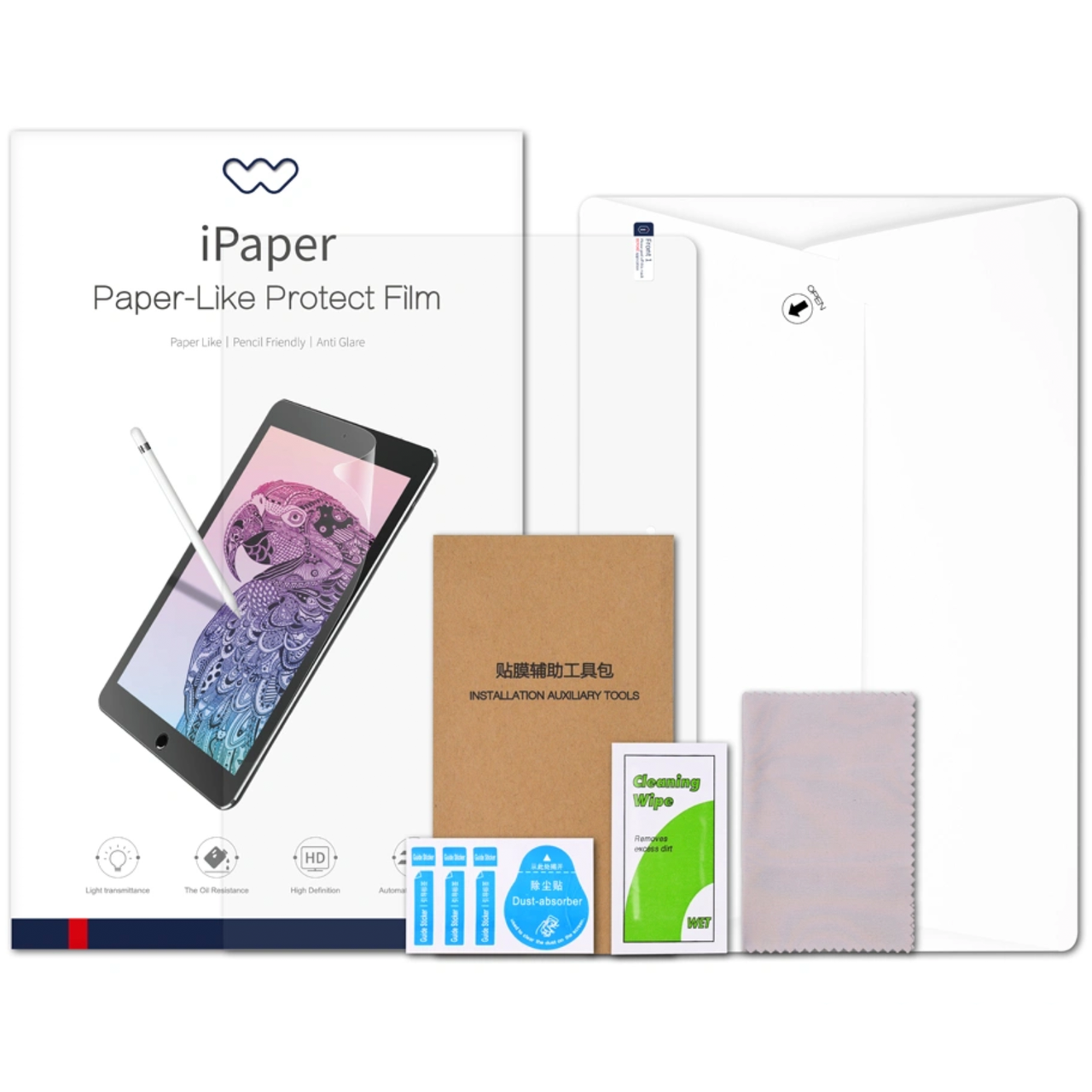 Защитная пленка WIWU iPaper Paper-Like Screen Protector for iPad 10.2" (2021/2020/2019)