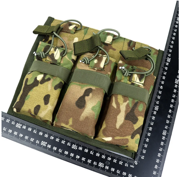 Підсумок під 3 магазини Cordura 1000D на гумці Мультикам - фото 5