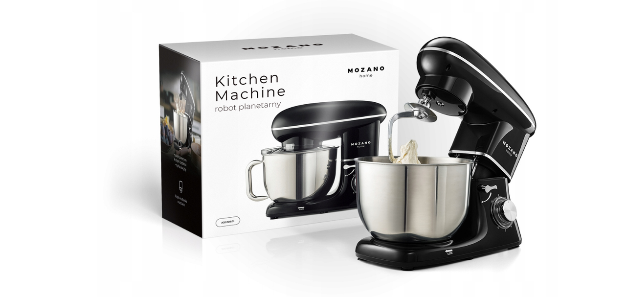 Тістоміс Mozano Kitchen Machine 2300W Black - фото 8