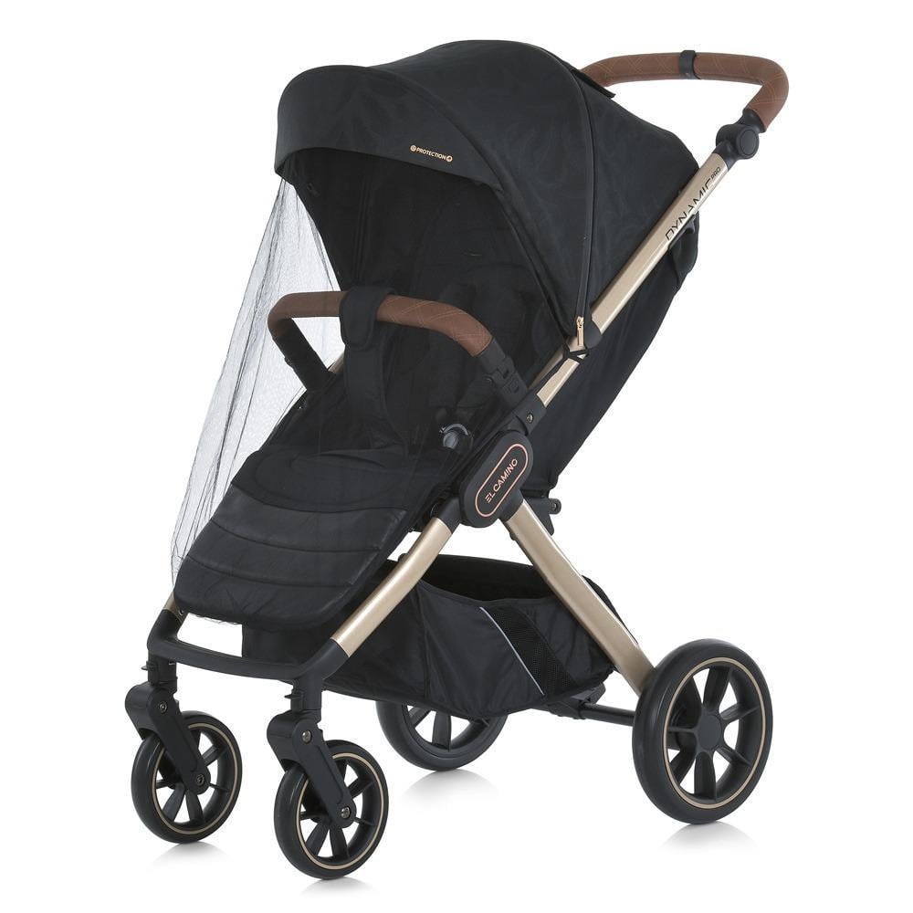 Детская коляска El Camino Special ME 1053G-2 DYNAMIC PRO до 22 кг прогулочная регулируемая ручка 3 положения спинки Black - фото 1