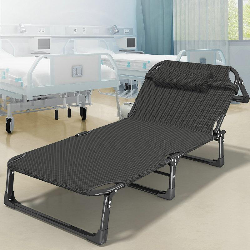 Шезлонг раскладной WCG FB-S04 с подголовником со стальным каркасом Черный (FB-S041) - фото 3 Шезлонг раскладной WCG FB-S04 с подголовником со стальным каркасом Черный (FB-S041) - фото 3