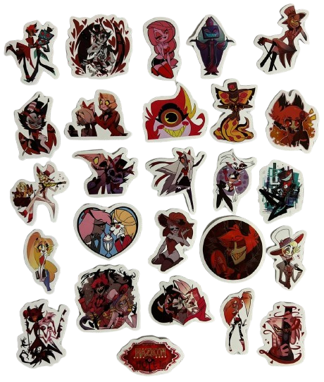 Набор стикеров Отель Хазбин 25 шт. (1760)